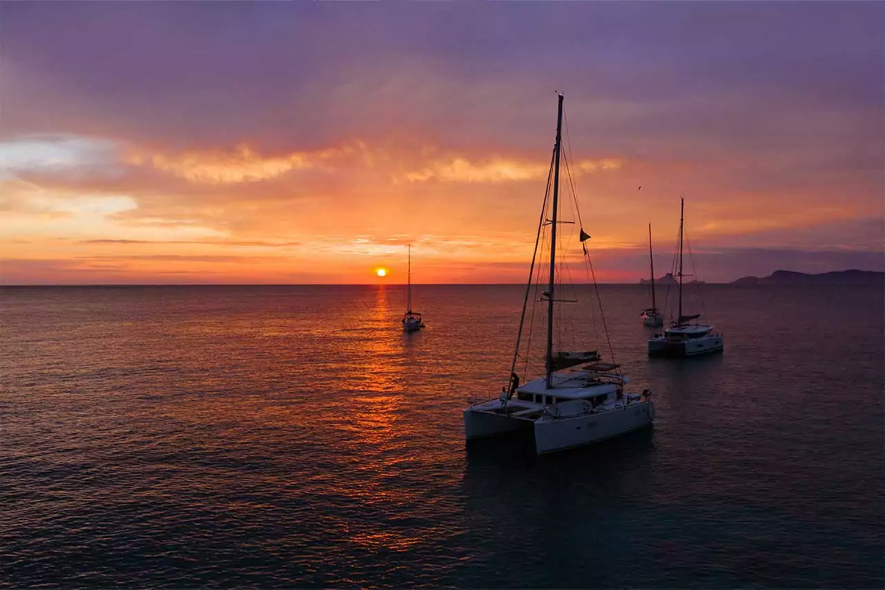 Segelyacht an der Côte d‘Azur